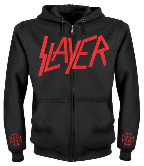bluza SLAYER rozpinana, z kapturem