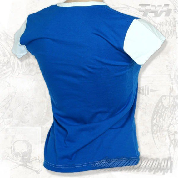 bluzka damska RAGE AGAINST THE MACHINE niebieska