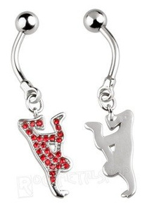 kolczyk do pępka DANCE CZER