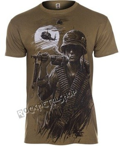 koszulka WAR IS HELL oliwkowa