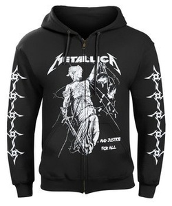 bluza METALLICA - ...AND JUSTICE FOR ALL rozpinana z kapturem