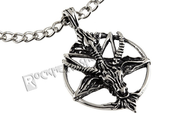 wisior + łańcuch BAPHOMET