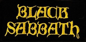 naszywka BLACK SABBATH - LOGO YELLOW