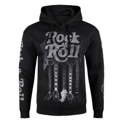 bluza ROCK & ROLL GUITARS rozpinana z kapturem