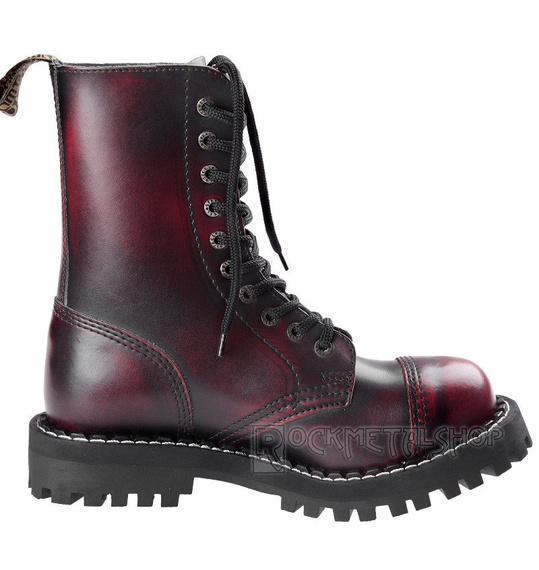 glany STEEL - RED / BLACK (10 dziurek)