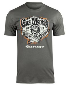 koszulka GAS MONKEY GARAGE - SPRING COILS ciemnoszara