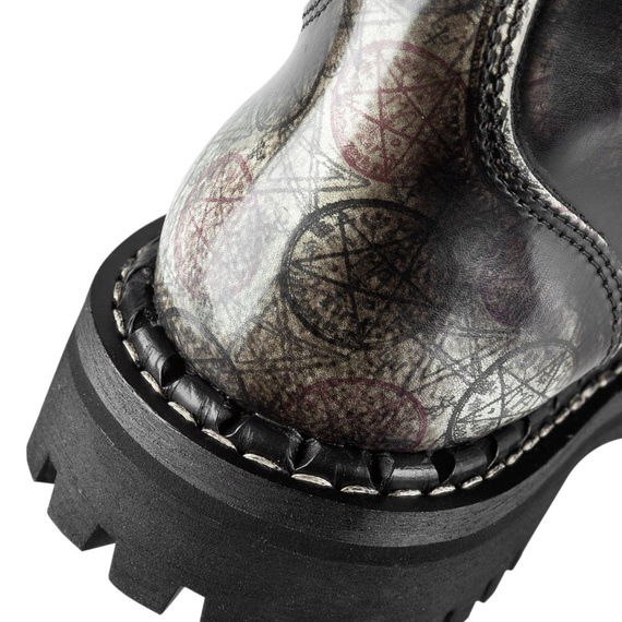 glany STEADY'S - 10 dziurek, ecru przecierane / PENTAGRAM (STE/10/102)