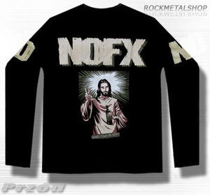 longsleeve NOFX - NEVER TRUST A HIPPY