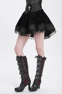spódniczka DEVIL FASHION - BLACK GOTHIC CROSS