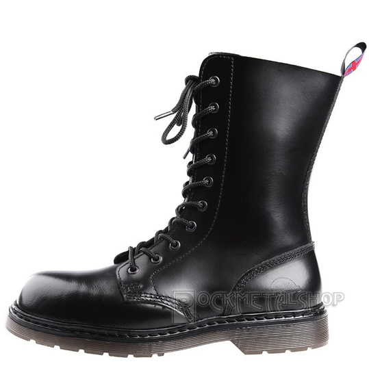 glany NEVERMIND - CZARNE (10 dziurek) polerowane