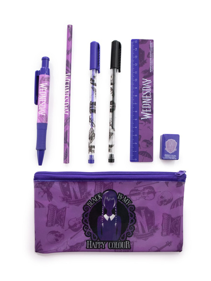 przybory szkolne WEDNESDAY - WRITING TIME