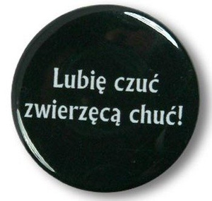 przypinka LUBIĘ CZUĆ