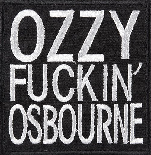 naszywka OZZY OSBOURNE - FUCKIN OSBOURNE