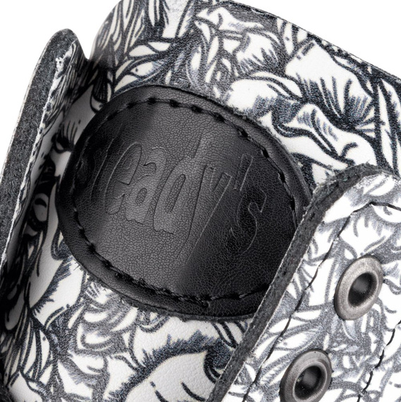 glany STEADY'S - 10 dziurek, czarne / RÓŻA (STE/10/D)