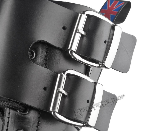 glany NEVERMIND - CZARNE (10 dziurek + opinacze) polerowane