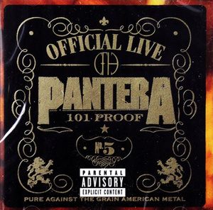 PANTERA: OFFICIAL LIVE: 101 PROOF (CD)