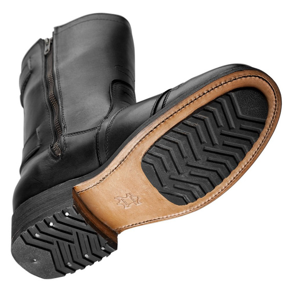 kowbojki GRINDERS - ROUTE 66 (BLACK), USZKODZONE