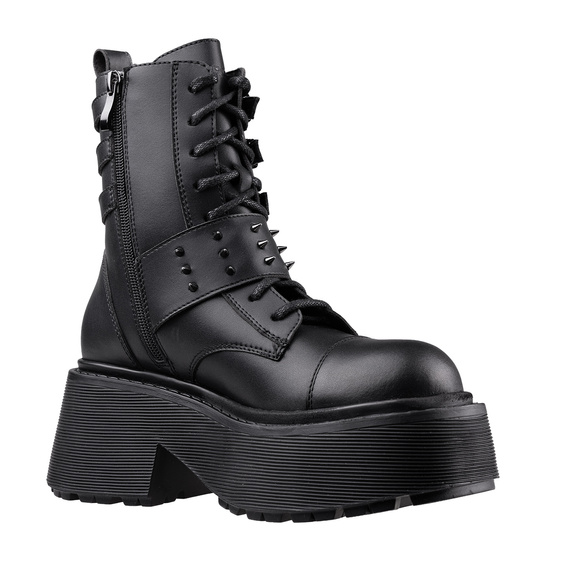 botki damskie ALTERCORE czarne (ABYSS VEGAN BLACK)