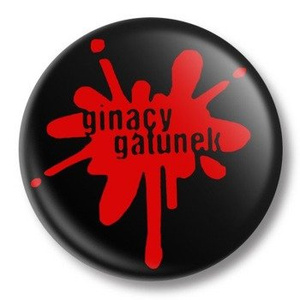 przypinka GINĄCY GATUNEK Ø38mm