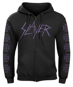 bluza SLAYER - GOAT rozpinana, z kapturem