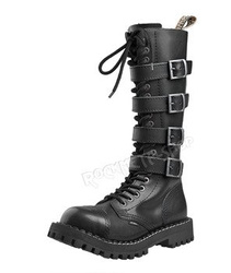 glany STEEL - BLACK (20-dziurkowe) 4 klamry + suwak