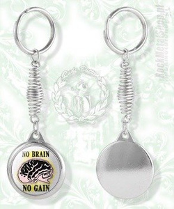 brelok NO BRAIN - NO GAIN