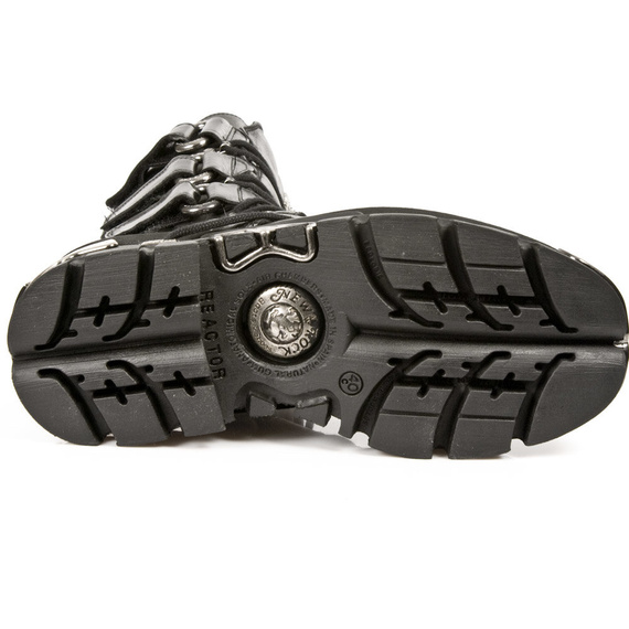 buty NEW ROCK ITALI Y NOMADA NEGRO, REACTOR NEGRO E17 TOBERAS ORI Y CA [M-474-S1]