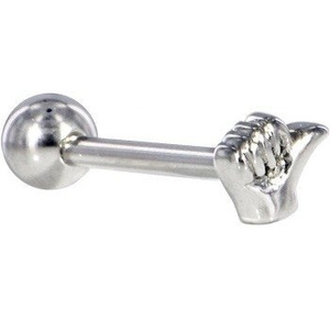 KOLCZYK DO JęZYKA THUMBS UP TONGUE RING grubość 1,6mm średnica kulki 6mm (BLSC)