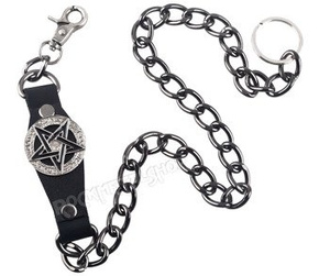 łańcuch do kluczy / portfela PENTAGRAM