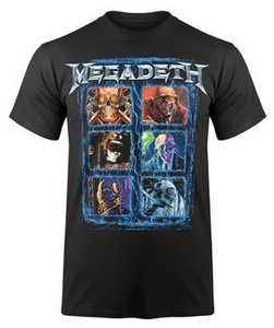 koszulka MEGADETH - VIC HEAD GRID