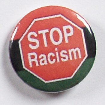 przypinka STOP RACISM