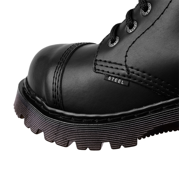 glany STEEL - BLACK (10 dziurek)