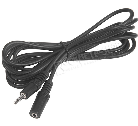 przedłużacz mały JACK STEREO 3,5 mm wtyk-gniazdo M/F / 3 m