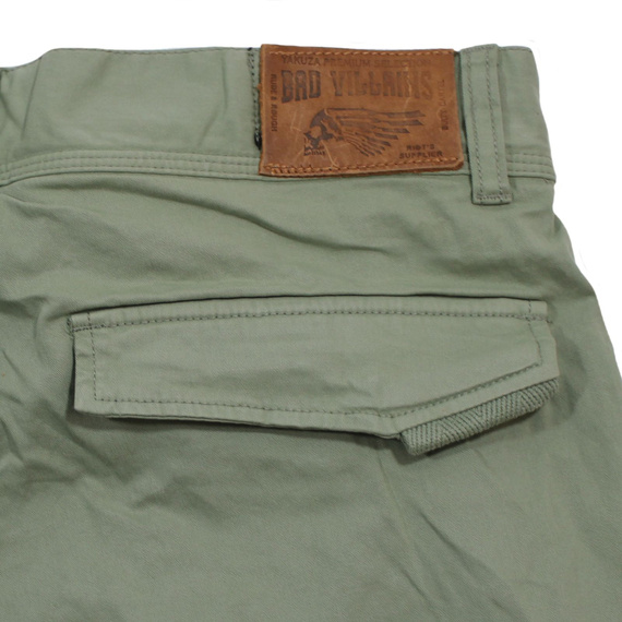 spodnie bojówki krótkie YAKUZA PREMIUM - CARGO SHORTS olive