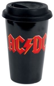 kubek AC/DC - LOGO, ceramiczny bez ucha