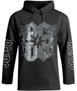 bluza AC/DC czarna, z kapturem