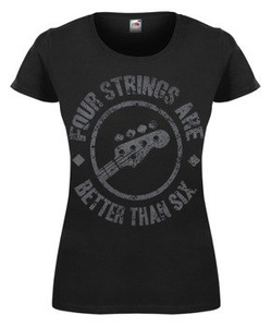 bluzka damska FOUR STRINGS ARE BETTER THAN SIX