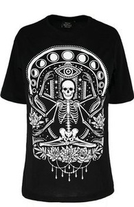 bluzka damska CHILL SKELETON OVERSIZED