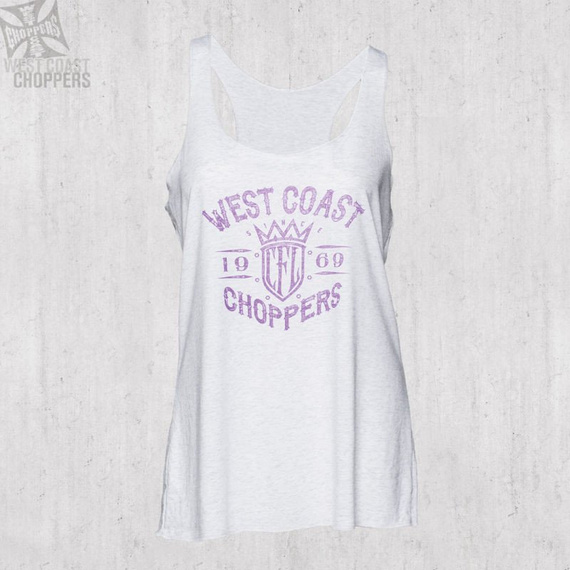 bluzka damska WEST COAST CHOPPERS - CFL RACERBACK, na ramiączkach 