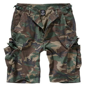spodnie bojówki krótkie BDU RIPSTOP SHORTS - WOODLAND, USZKODZONE
