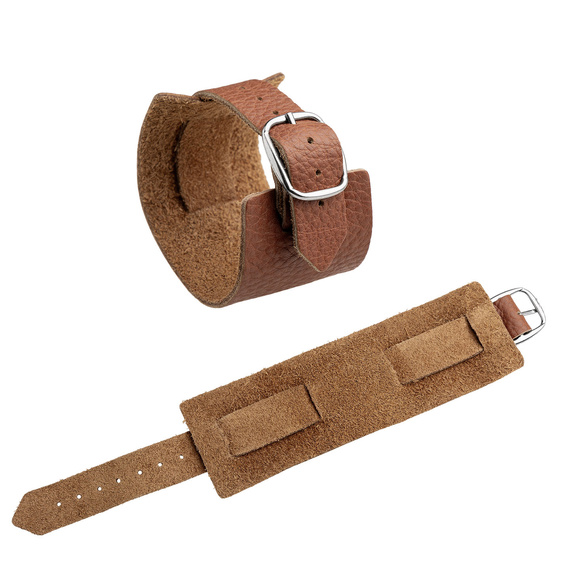 pieszczocha GŁADKA na 1 pasek brązowa