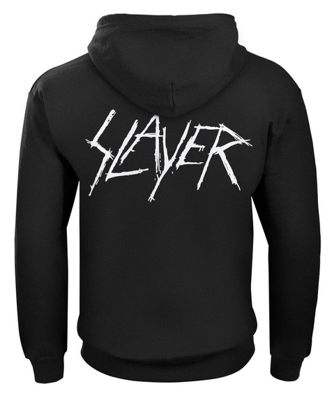 bluza SLAYER - GOAT 2 rozpinana, z kapturem, USZKODZONA