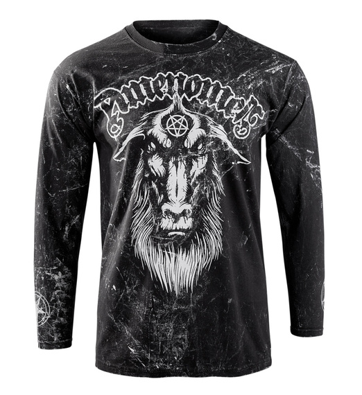 longsleeve AMENOMEN - DEVIL (OMEN154LO ALLPRINT WHITE)