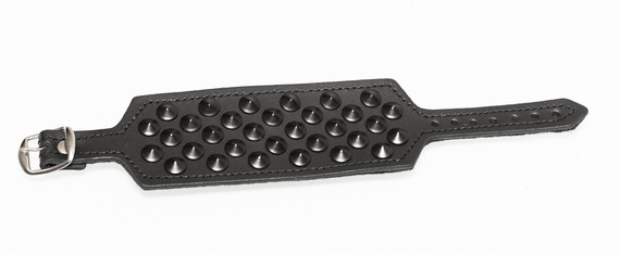 pieszczocha 5-rzędowa naprzemienna z ćwiekami CONE STUD black