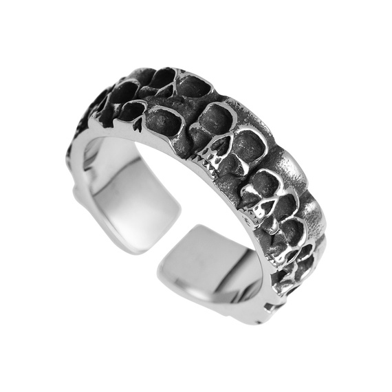obrączka SKULLS