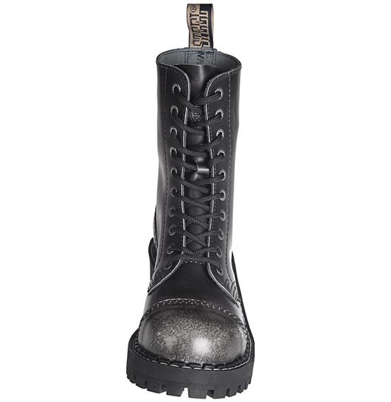 glany STEEL - WHITE / BLACK (10 dziurek)