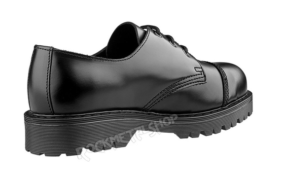 glany NEVERMIND - CZARNE (3 dziurki) polerowane