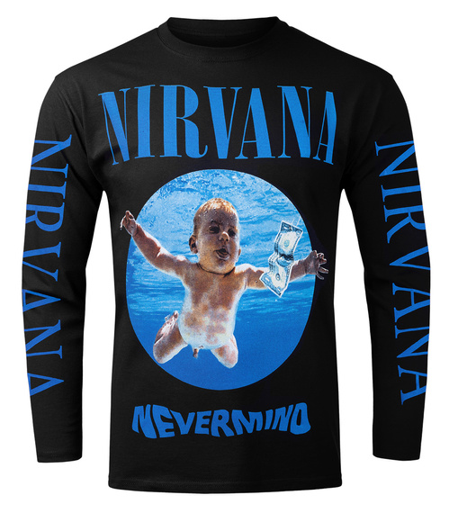 longsleeve NIRVANA - NEVERMIND czarna