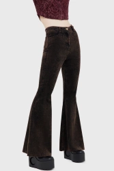 spodnie dzwony KILLSTAR - MIDNIGHT PACK