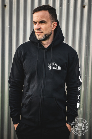 bluza ŁYDKA GRUBASA - KRÓLOWA rozpinana z kapturem